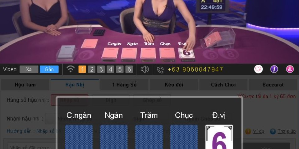 Thời gian Livebet mở thưởng